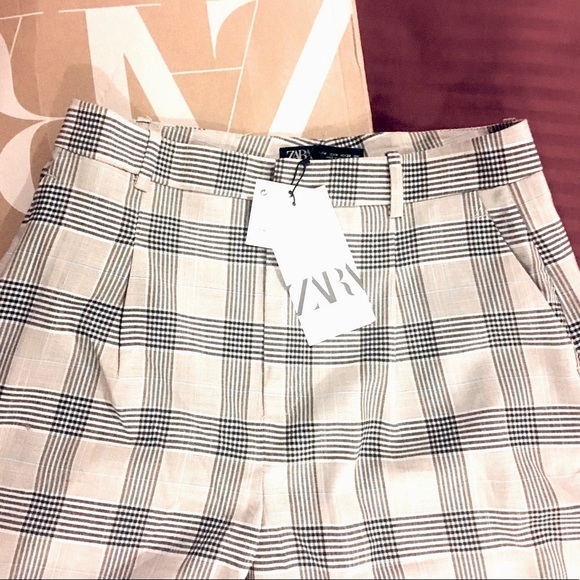Zara Plaid Pants - Picture 9 of 9
